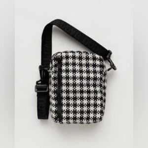 Baggu Black & White Pixel Gingham